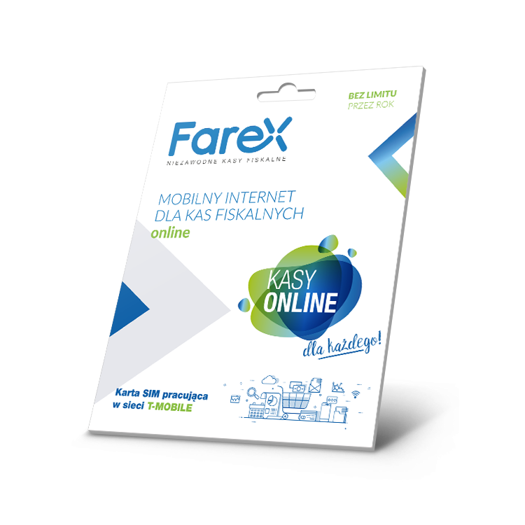 Pakiet serwisowy Farex ONline - karta sim PLUS